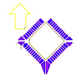 OFP和PLCC型集成塊如采用紅膠工藝過(guò)波峰,需采用斜角45度方式擺放，且每邊的最后一個(gè)引腳均需添加盜錫焊盤(pán)